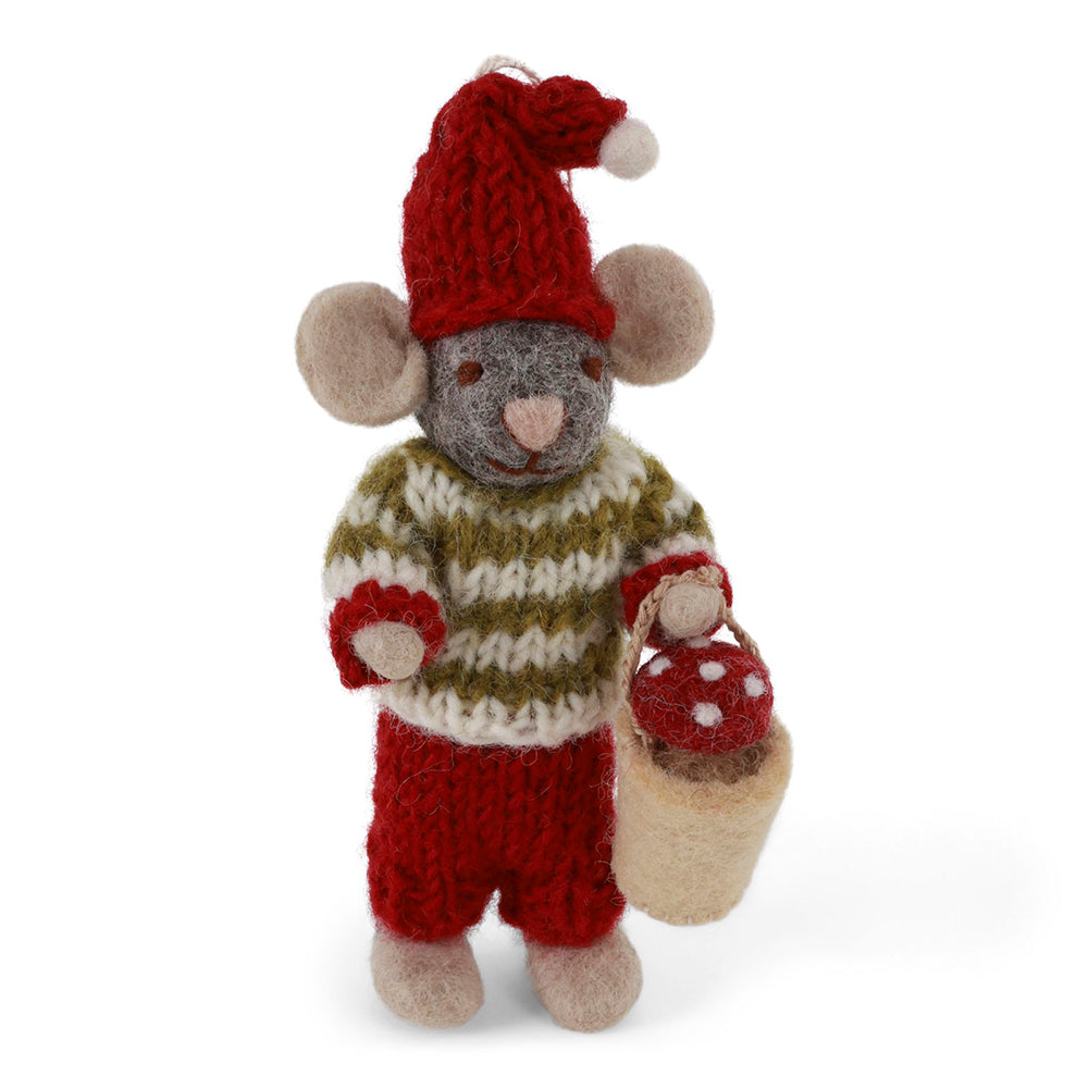 gry-sif-small-grey-boy-mouse-w-mushroon-in-bucket-12cm