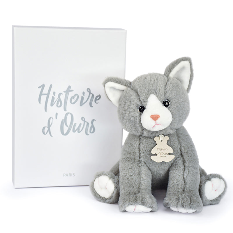 histoire-d-ours-baby-cat-powder-grey-18cm-hdo-ho3156