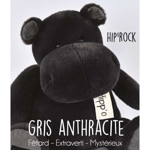 histoire-d-ours-hippo-dark-grey-25cm-hdo-ho3206