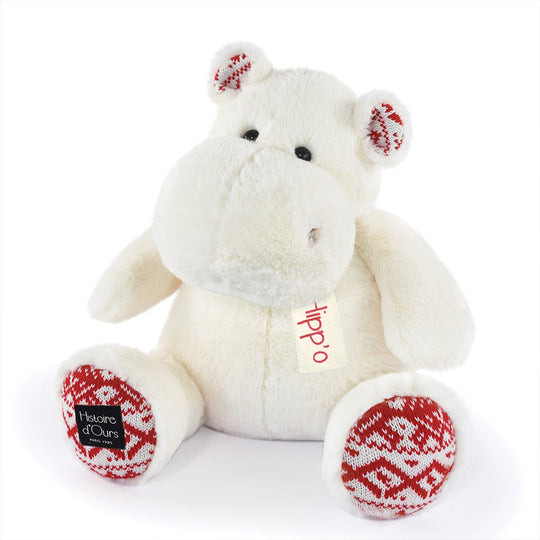 histoire-dours-hippo-xmas-white-40cm-hdo-ho3202