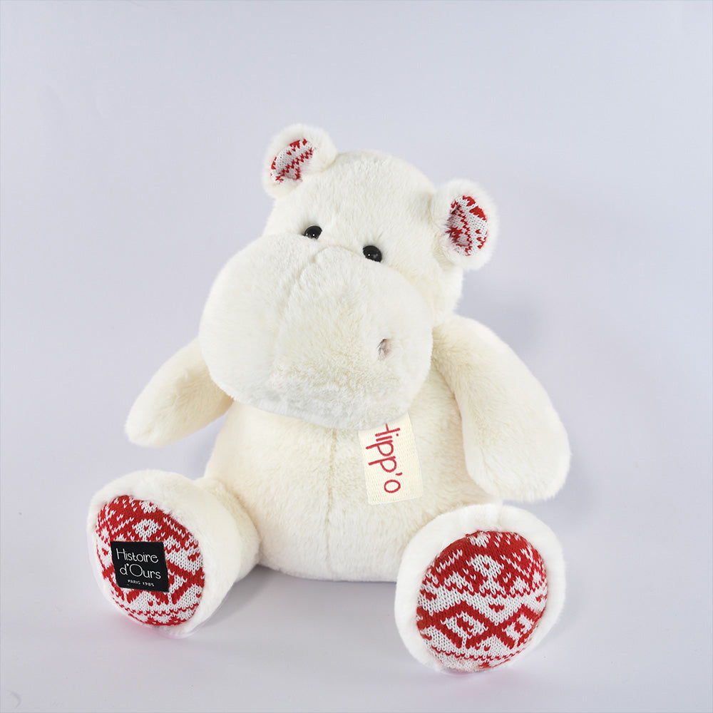 histoire-dours-hippo-xmas-white-40cm-hdo-ho3202