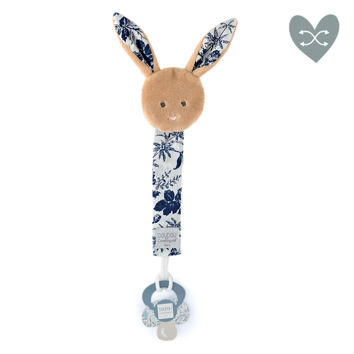 histoire-dours-lapin-rose-dummy-holder-18cm-baby-nursery-hdo-dc4045-02