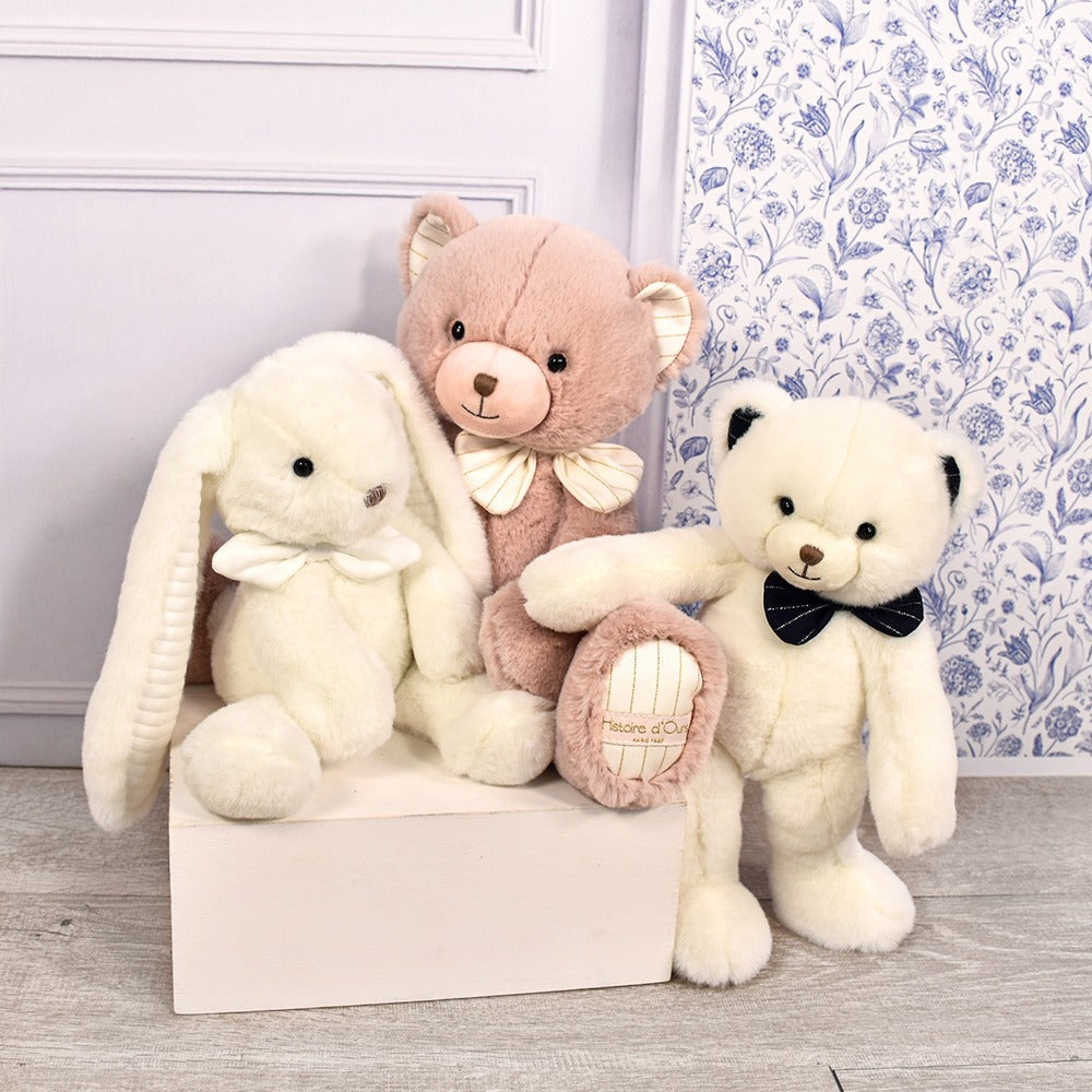 histoire-dours-preppy-chic-ours-ivoire-30cm-hdo-ho3130