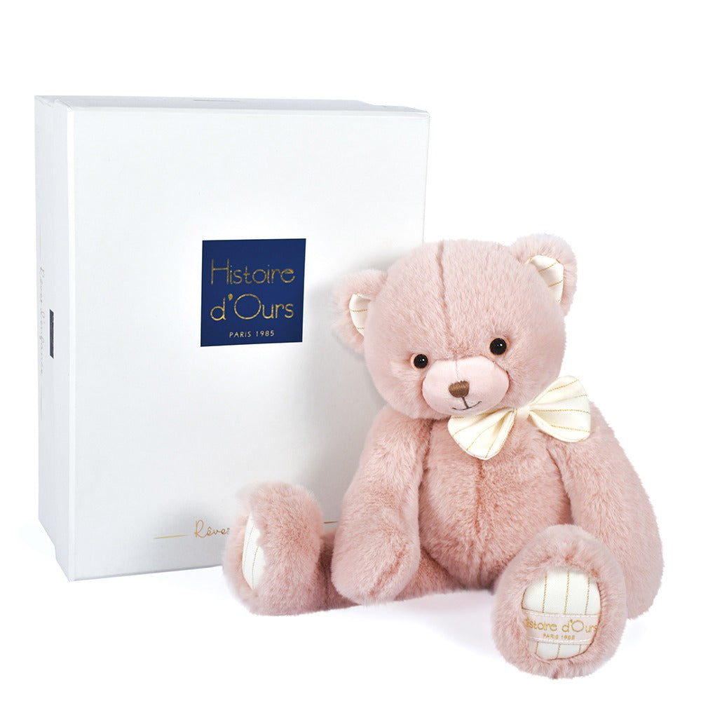 histoire-dours-preppy-chic-ours-rose-30cm-hdo-ho3132