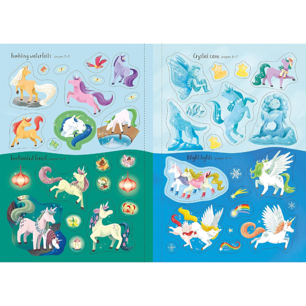 house-of-marbles-sparkly-unicorns-stickers-hom-404452