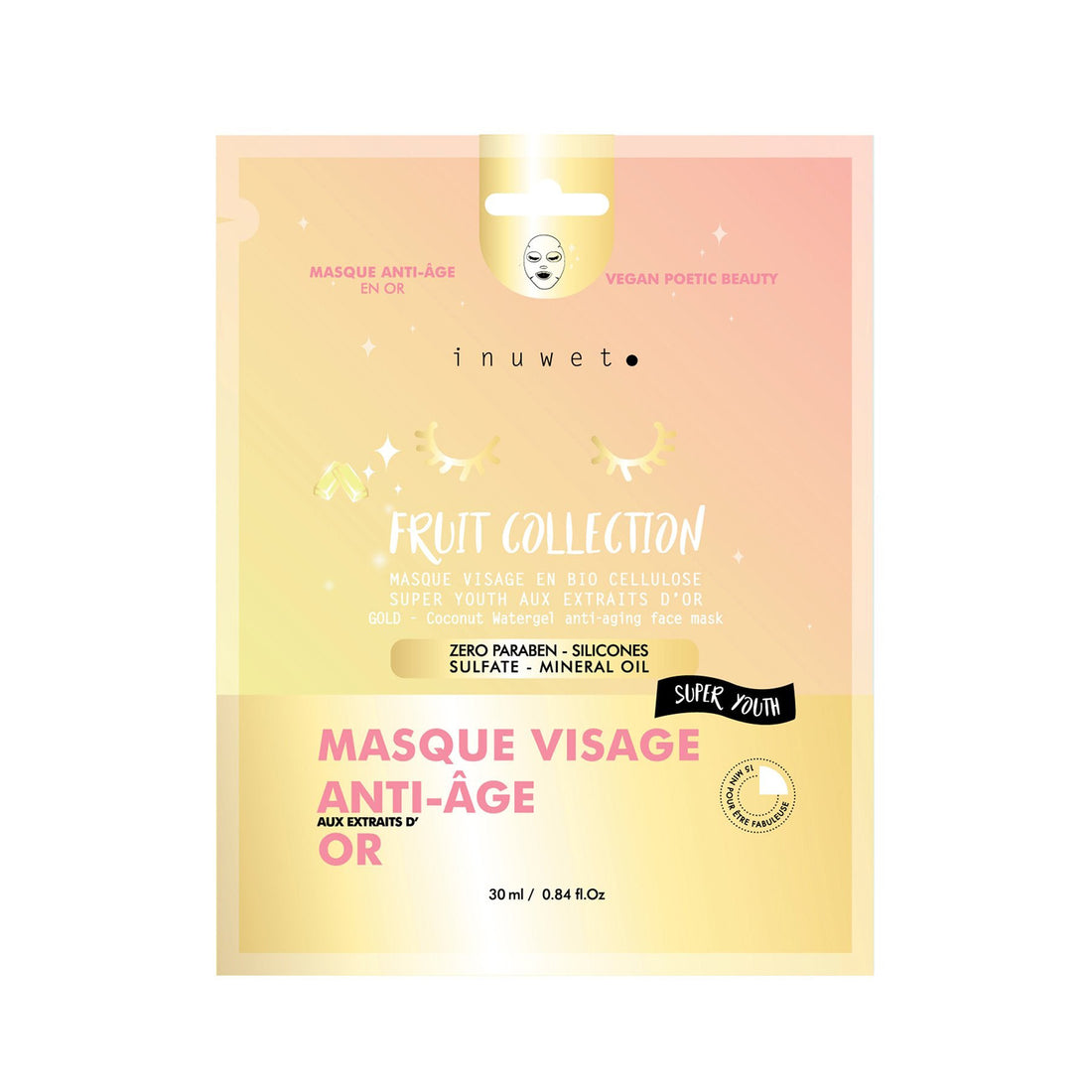 inuwet-fruit-collection-face-mask-anti-aging-gold-inuw-vinma33
