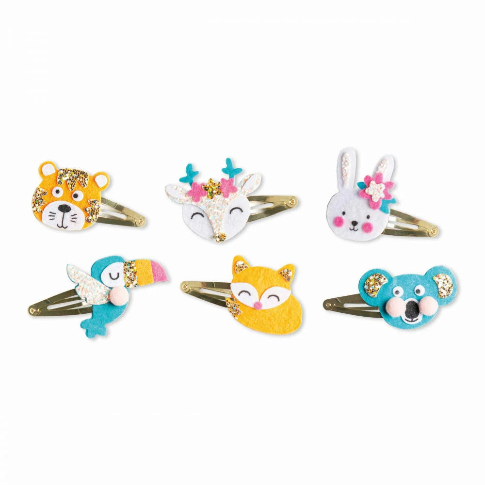 janod-6-glittery-animal-hairclips-to-make