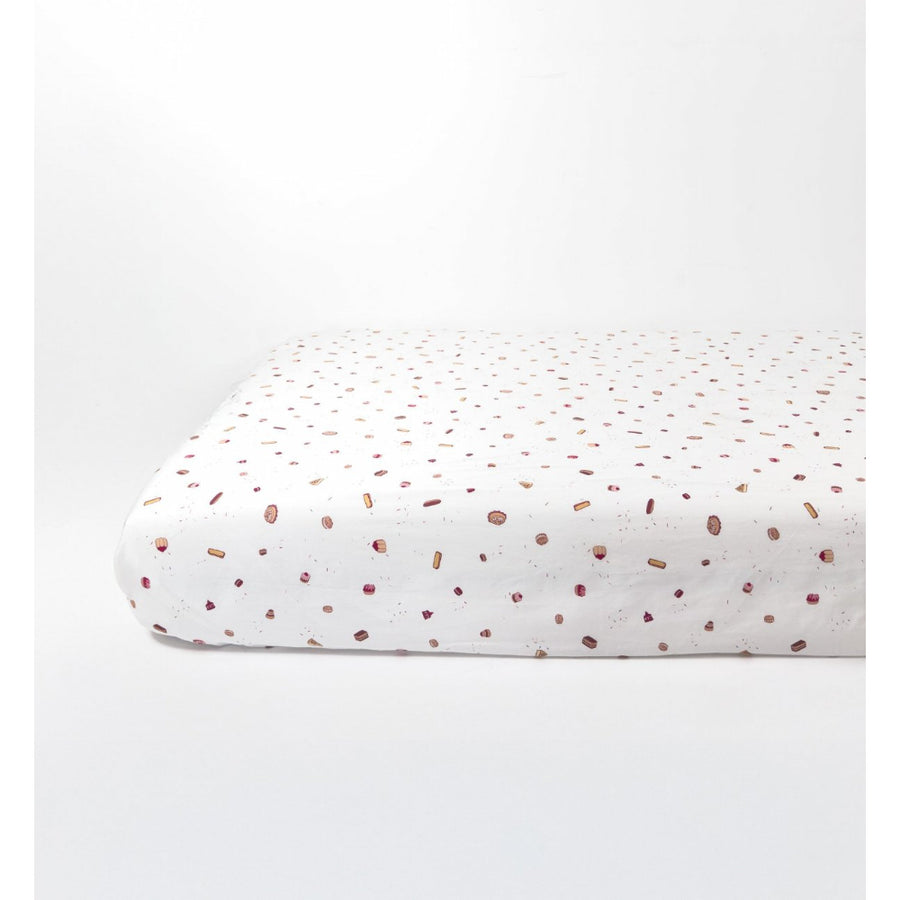 kadolis-printed-fitted-sheet-organic-cotton-90x200cm-gourmandises-kado-dhco90200gmd