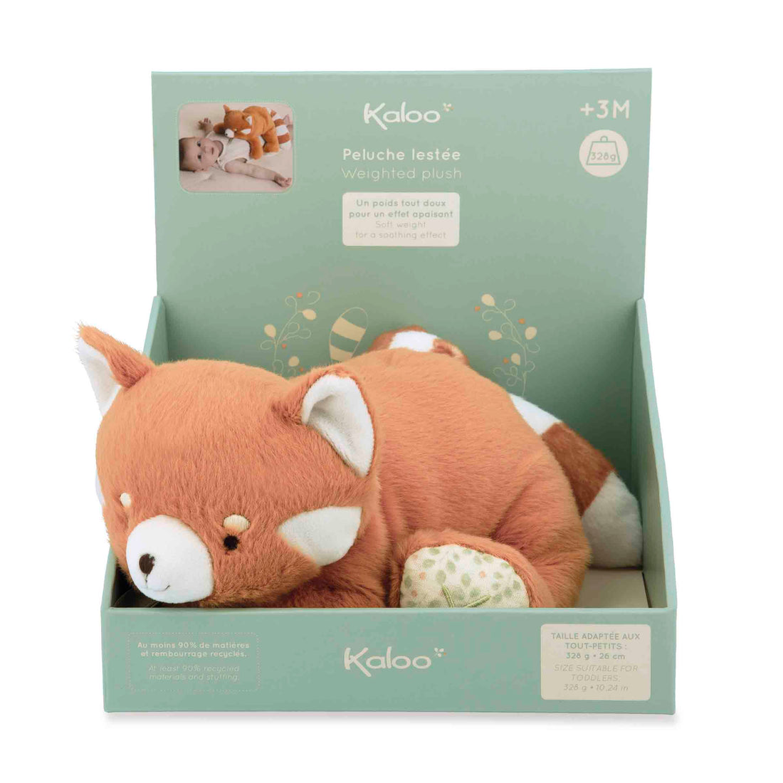 kaloo-weighted-red-panda-plush-kalo-k206002