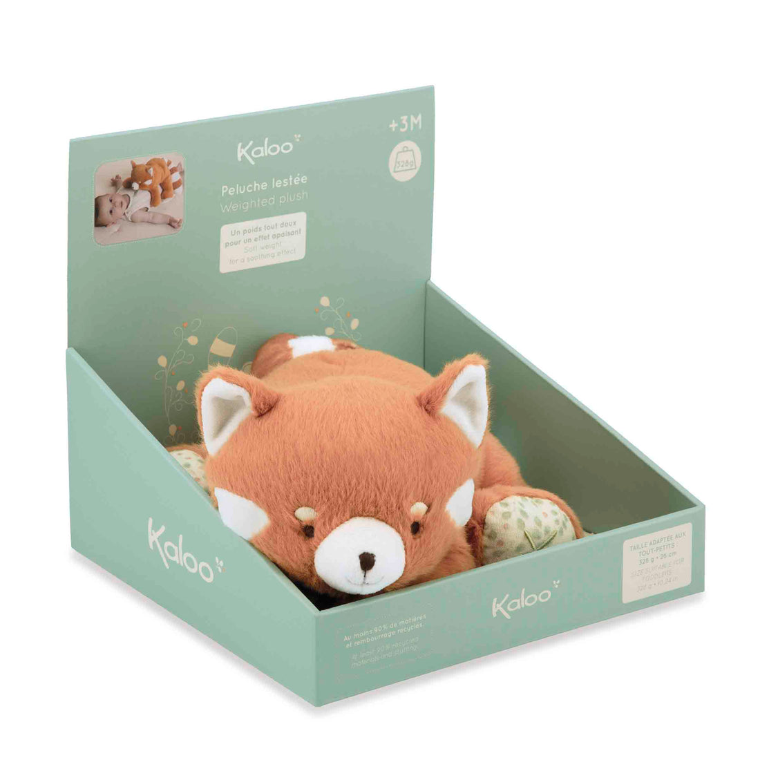 kaloo-weighted-red-panda-plush-kalo-k206002