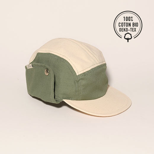 ki-et-la-camper-cap-anti-uv-green-natural-kiet-kc1gn-43-46cm