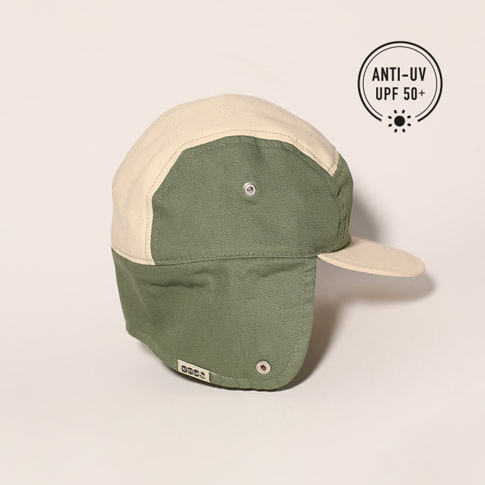 ki-et-la-camper-cap-anti-uv-green-natural-kiet-kc1gn-43-46cm