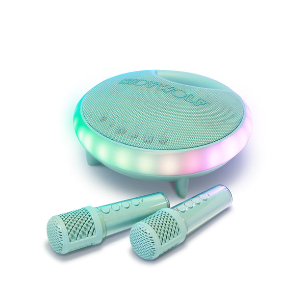 Kidywolf Karaoke Speaker with 2 Microphones