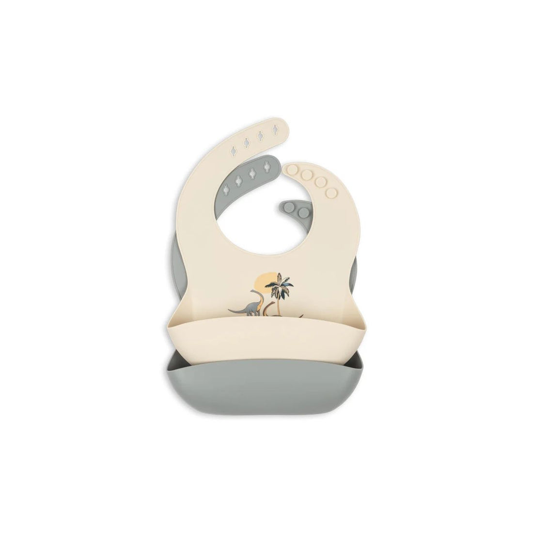 konge-sløjd-2-pack-silicone-bib-dino-one-size-kong-w25ks100026-dino-os