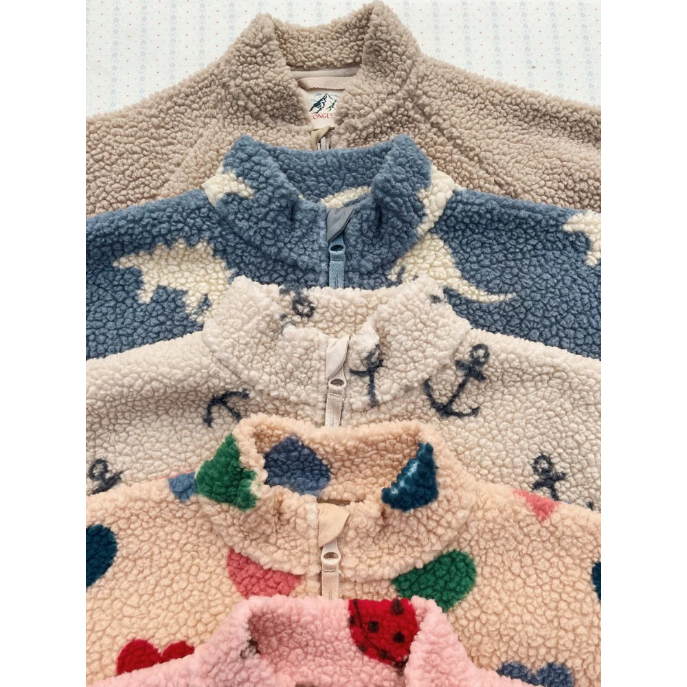 konge-sløjd-jody-teddy-jacket-grs-dino-mist-kong-w25ks103479-dinom-12m