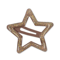 konges-slojd-10-pack-junior-hair-clips-star-glitter-rosie-shade-kong-s23ks4782-rs