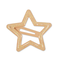 konges-slojd-10-pack-junior-hair-clips-star-glitter-rosie-shade-kong-s23ks4782-rs