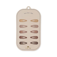 konges-sløjd-10-pack-mini-hair-clips-drop-rosie-shade-kong-s23ks4783-rs