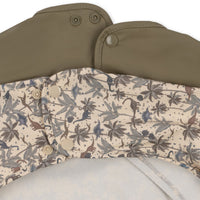 konges-slojd-2-pack-dinner-bib-with-sleeves-dino-blue-overland-trek-kong-s23ks4301-dbot