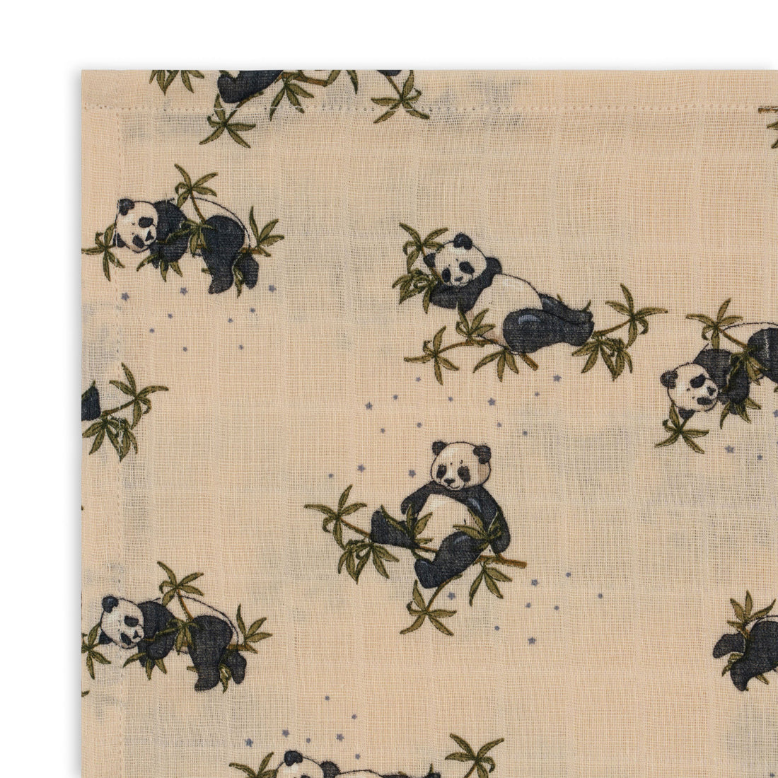 konges-sløjd-3-pack-muslin-cloth-gots-panda-nuit-os-kong-s24ks100038-pn-os
