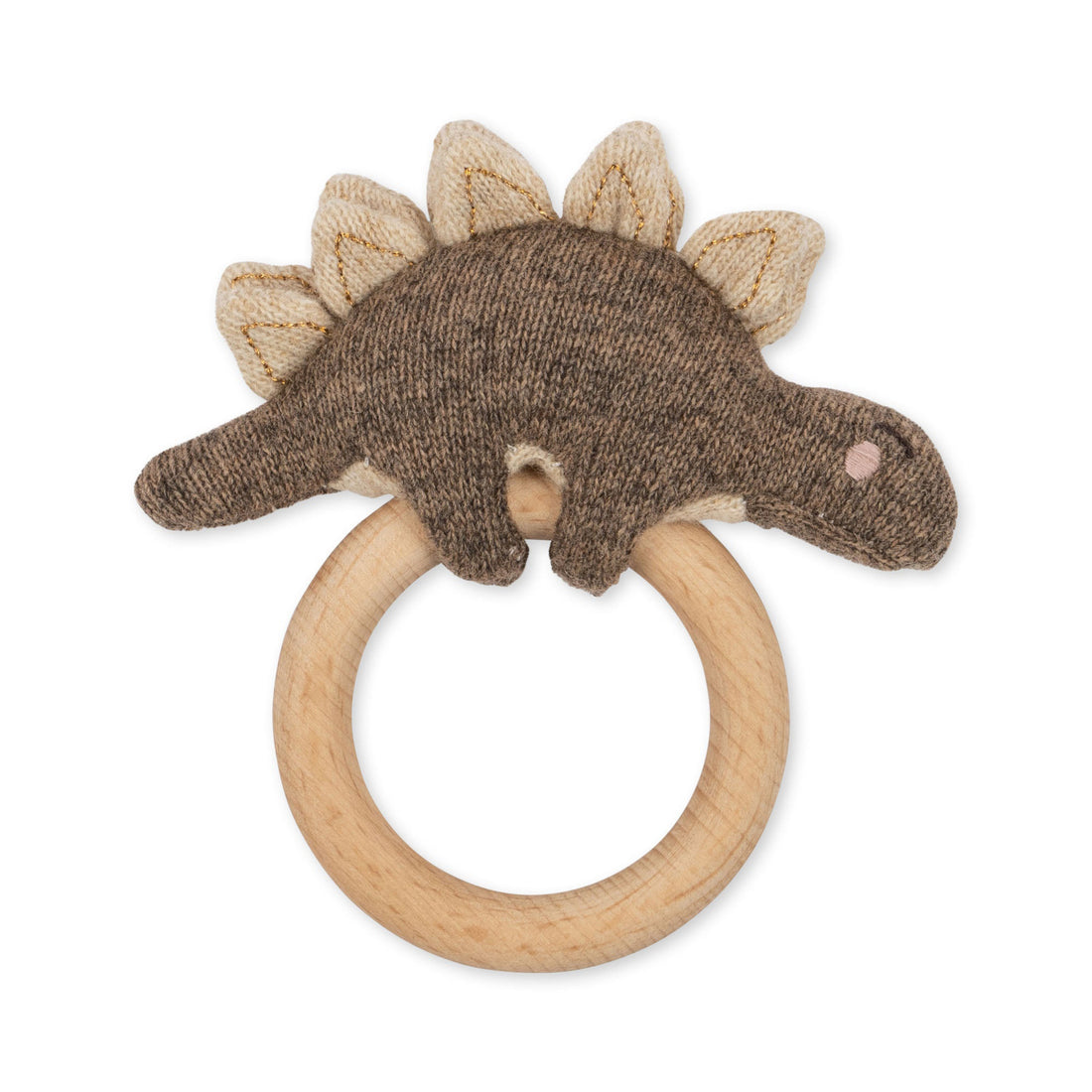 konges-slojd-activity-knit-ring-dino-brown-melange-kong-w23ks5859-bm-os