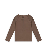 konges-sløjd-aster-swim-blouse-shitake-kong-s24ks100088-shitake-12m