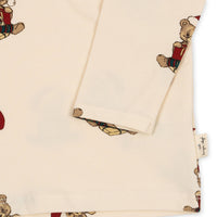 konges-sløjd-basic-blouse-pants-set-gots-christmas-teddy-kong-w23ks6334-ct-2y