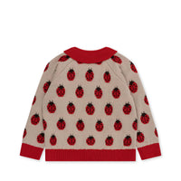 konges-sløjd-belou-knit-cardigan-ladybug-kong-w23ks6077-lb-12m