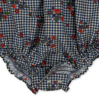konges-sløjd-bibi-romper-blossom-check-kong-w23ks5910-blc-3m