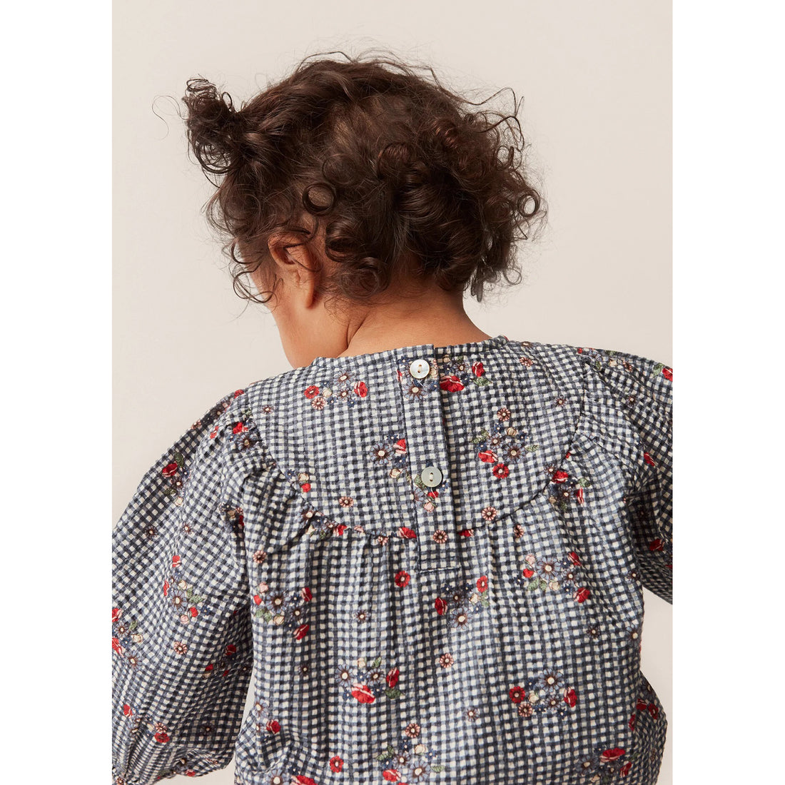 konges-sløjd-bibi-romper-blossom-check-kong-w23ks5910-blc-3m