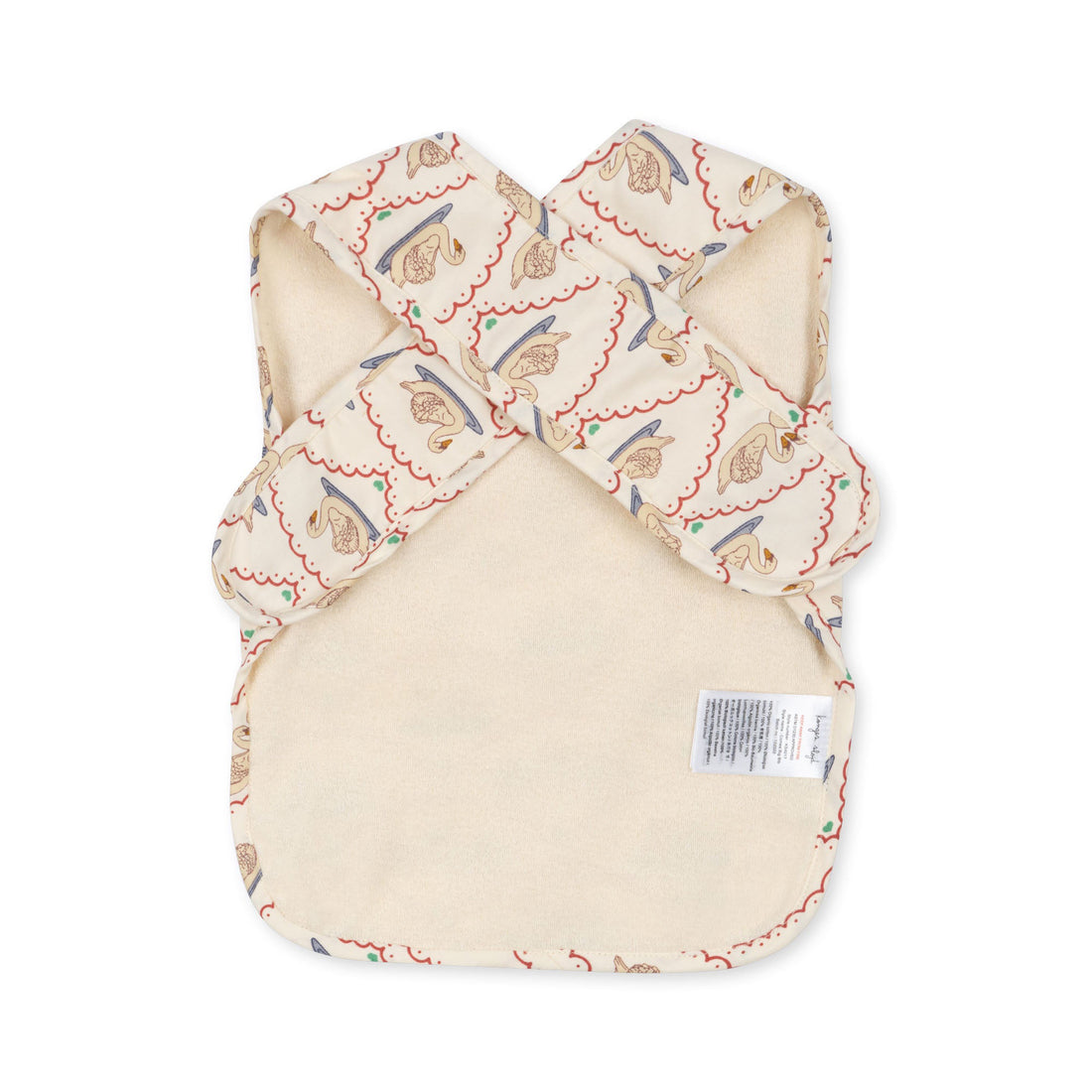 konges-sløjd-comea-big-bib-swan-one-size-kong-w23ks6367-swan-os