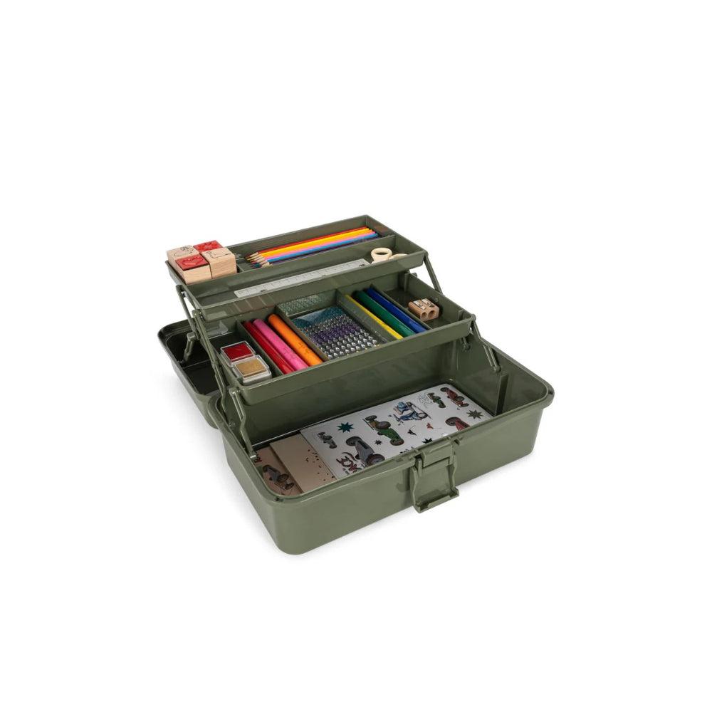 konges-sløjd-creative-art-caddy-olivine-one-size-kong-w25ks103767-olivine-os