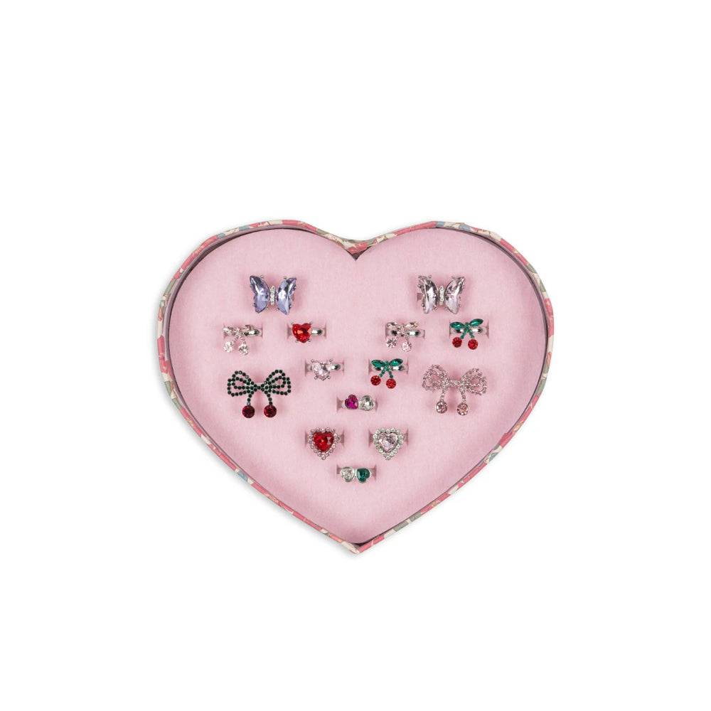 konges-sløjd-dreamy-ring-set-14pcs-multi-kong-w25ks103255-multi-os