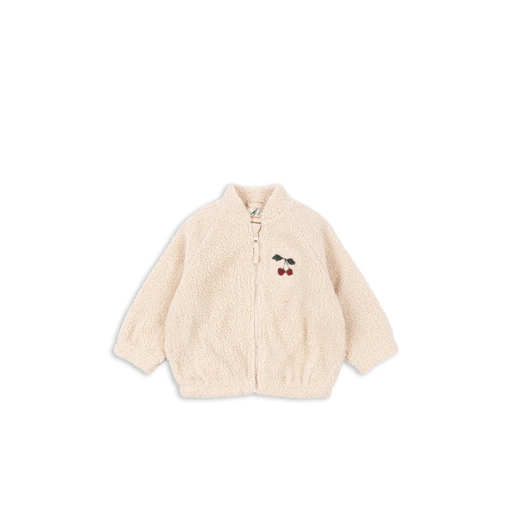 konges-sløjd-jazz-teddy-bomber-jacket-grs-sand-dollar-kong-w25ks103482-sd-12m