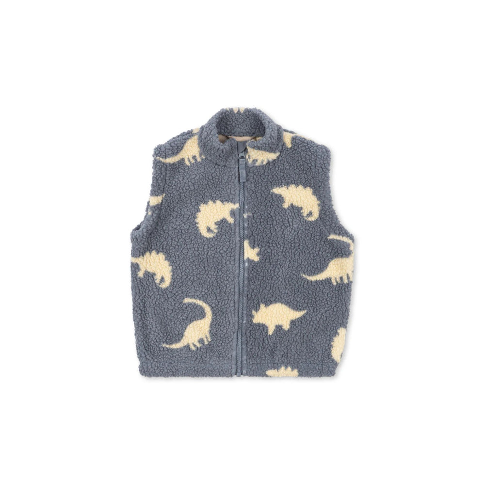 konges-sløjd-jody-teddy-vest-grs-dino-mist-kong-w25ks103481-dinom-12m