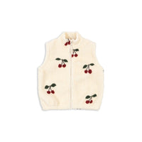 konges-sløjd-jody-teddy-vest-grs-ma-grande-cerise-kong-w25ks103481-mgc-12m