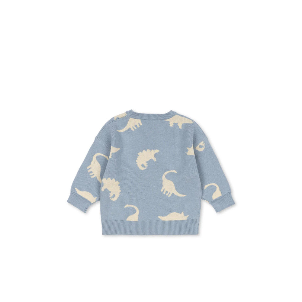 konges-sløjd-lapis-knit-sweater-gots-dino-mist-kong-w25ks103856-dinom-12m