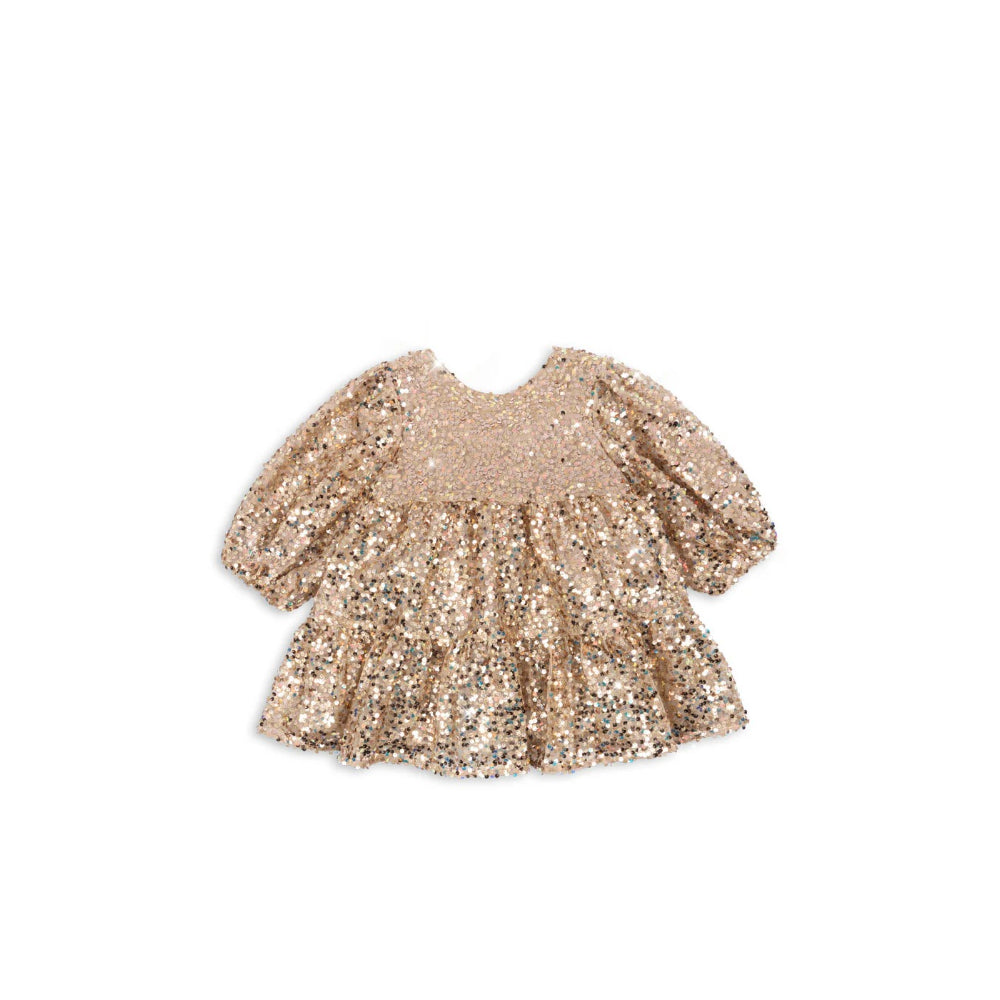 konges-sløjd-lila-sequins-bow-dress-gold-glitter-kong-w25ks103858-gg-2y