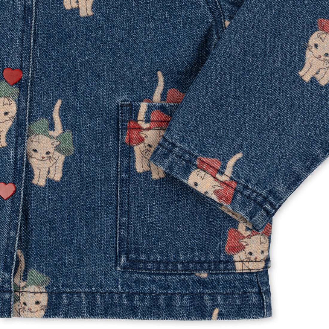 konges-sløjd-magot-denim-shirt-kitty-bow-kong-w23ks6028-kb-2y