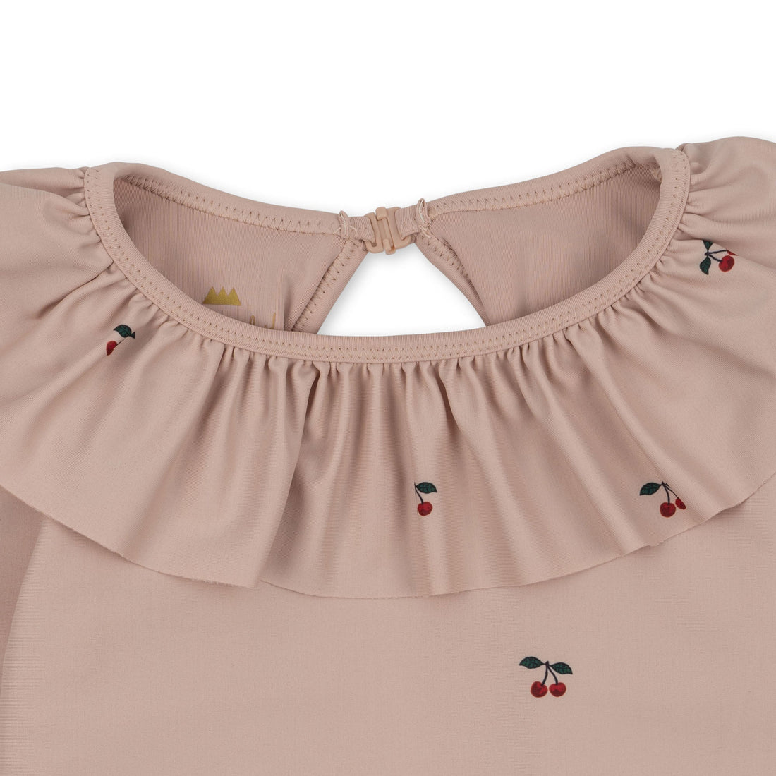 Konges Sløjd Manuca LS Frill Swimsuit Cherry Blush