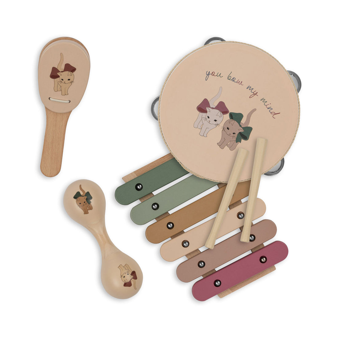 konges-sløjd-music-set-fsc-bow-kitty-one-size-kong-w23ks6065-bk-os