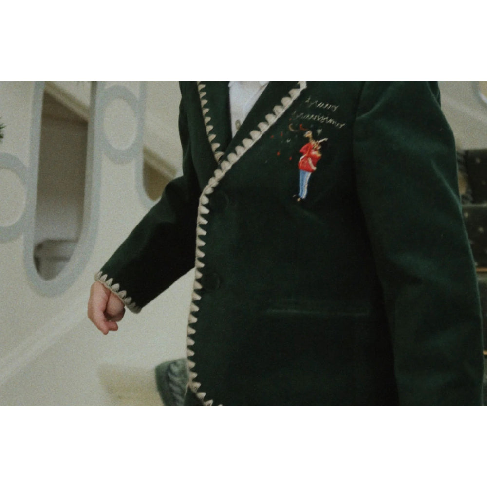 konges-sløjd-rocky-blazer-dark-green-kong-w25ks104412-dg-4y