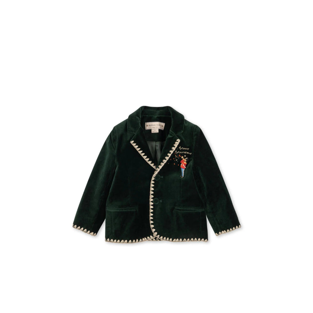 konges-sløjd-rocky-blazer-dark-green-kong-w25ks104412-dg-4y