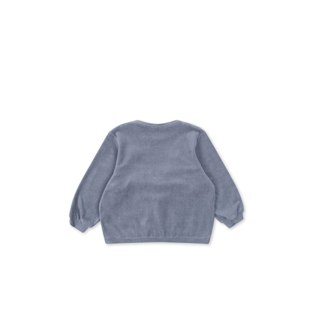 konges-sløjd-wally-frill-sweat-shirt-gots-tradewinds-kong-w25ks101731-trade-2y