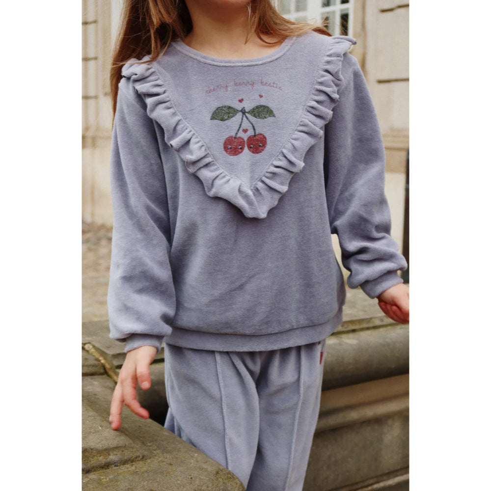 konges-sløjd-wally-frill-sweat-shirt-gots-tradewinds-kong-w25ks101731-trade-2y