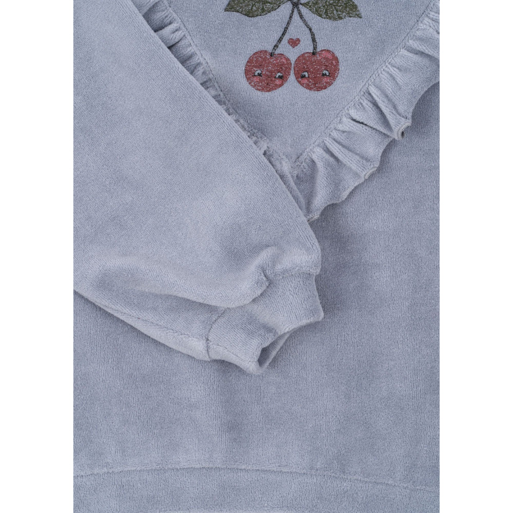 konges-sløjd-wally-frill-sweat-shirt-gots-tradewinds-kong-w25ks101731-trade-2y