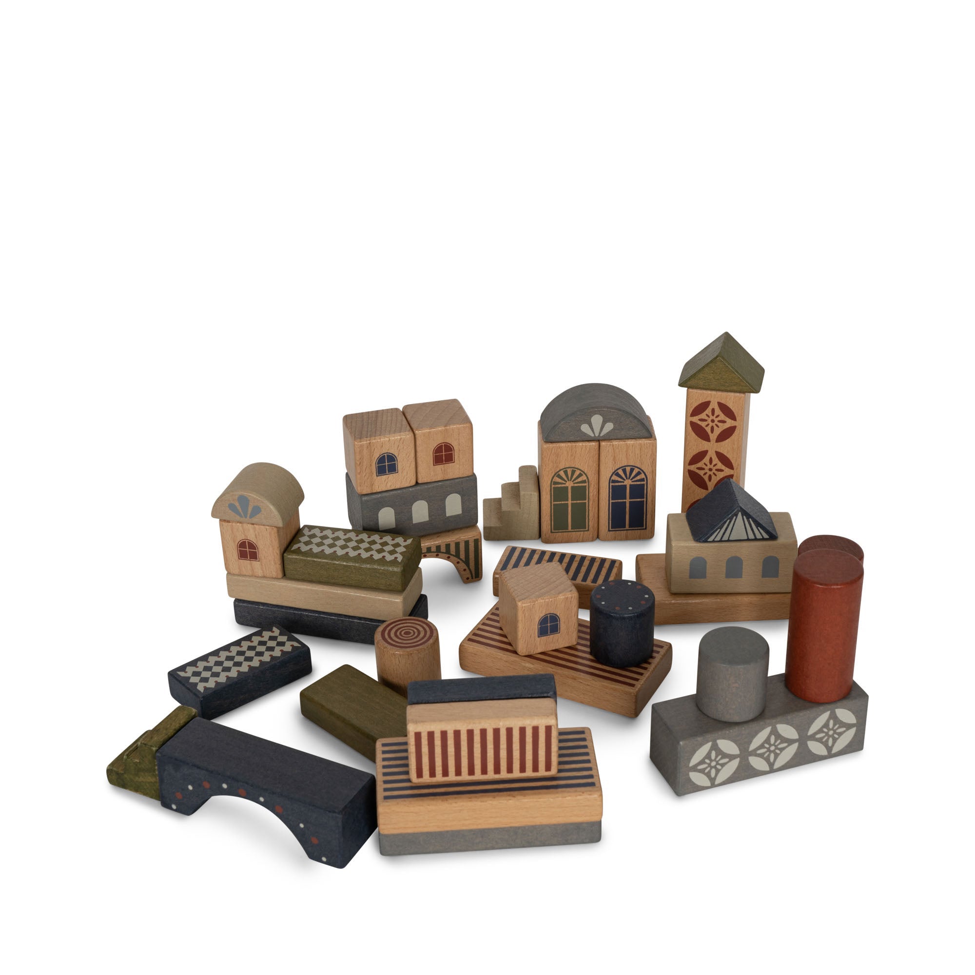 konges-sløjd-wooden-building-blocks-with-print-34-pcs-fsc-beige-toffee-one-size-kong-w23ks6517-btoffee-os