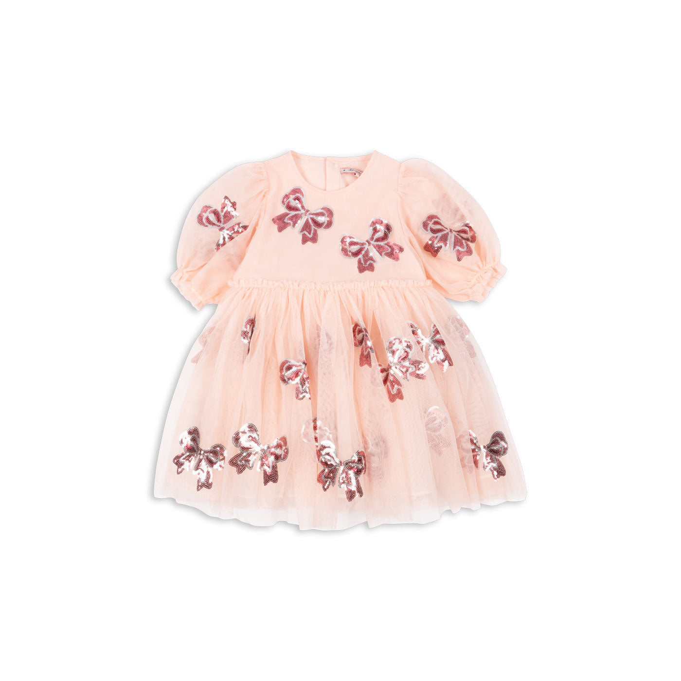 konges-sløjd-yvonne-sleeve-dress-bella-bow-kong-s25ks102439-beb-2y