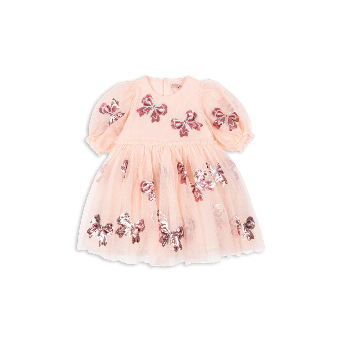 konges-sløjd-yvonne-sleeve-dress-bella-bow-kong-s25ks102439-beb-2y