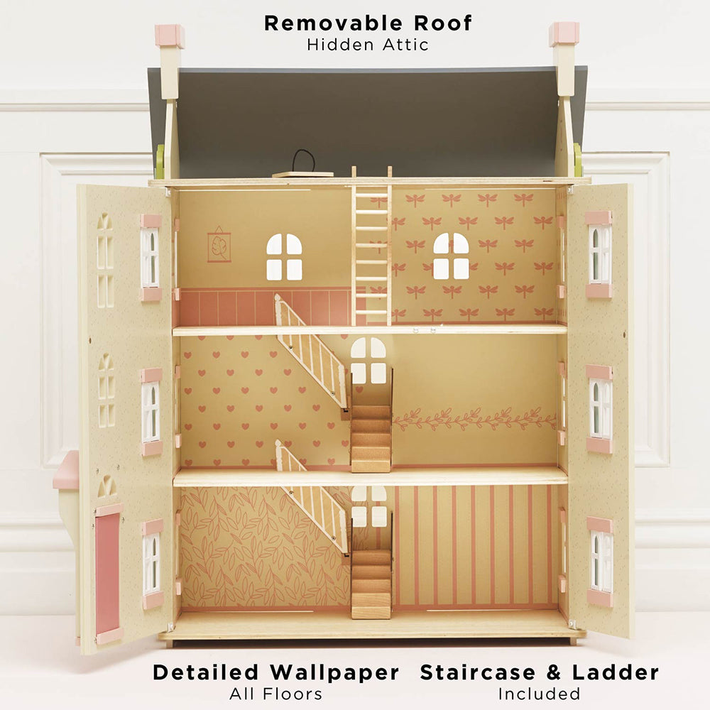 le-toy-van-cherry-tree-hall-wooden-dolls-house-play-toy-ltv-h150